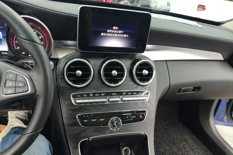 Used Mercedes-Benz C-Class 2017 Facelift C 200 L Sport Edition Audio And AC Panel