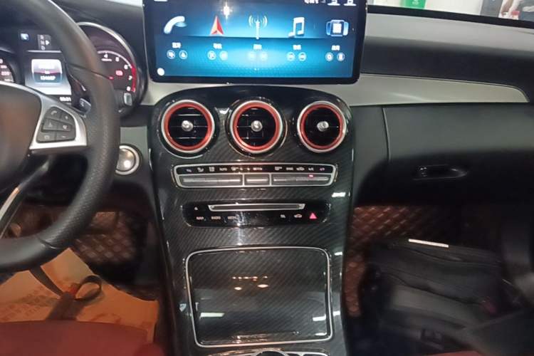 Used Mercedes-Benz C-Class 2017 Restyled C 200 Sport Edition Audio And AC Panel