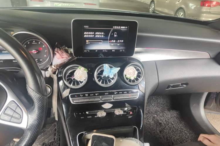 Used Mercedes-Benz C-Class 2017 Restyled C 200 Sport Edition Audio And AC Panel