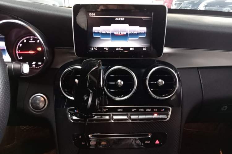 Used Mercedes-Benz C-Class 2017 Restyled C 200 Sport Edition Audio And AC Panel