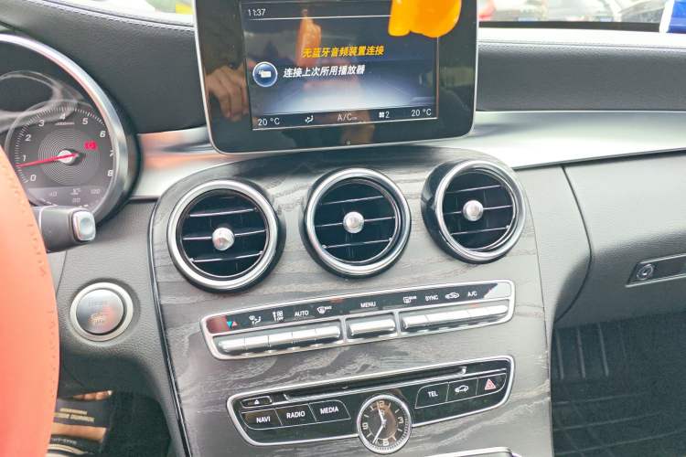 Used Mercedes-Benz C-Class 2017 C 180 L Sport Edition Audio And AC Panel