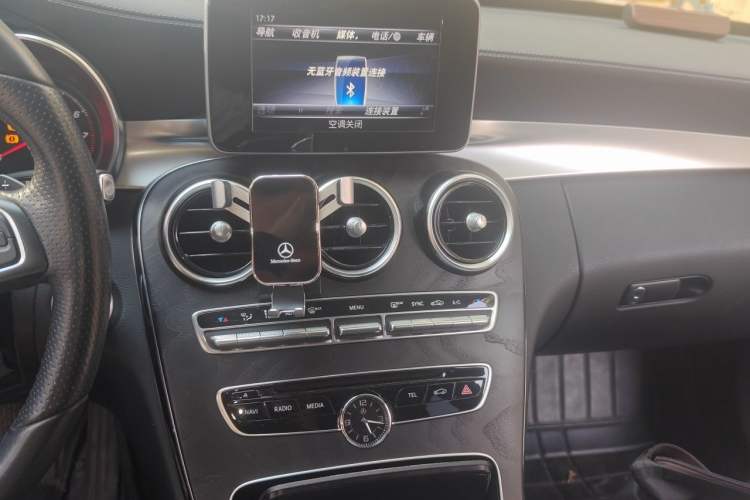 Used Mercedes-Benz C-Class 2017 C 180 L Sport Edition Audio And AC Panel