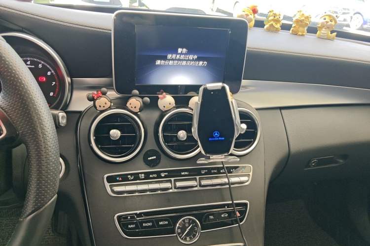 Used Mercedes-Benz C-Class 2017 C 180 L Sport Edition Audio And AC Panel