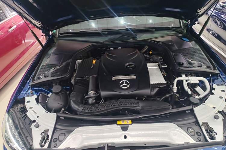 Used Mercedes-Benz C-Class 2017 C 200 4MATIC Coupe Engine Bay