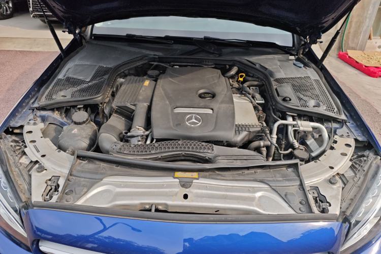 Used Mercedes-Benz C-Class 2017 C 200 station wagon Engine Bay