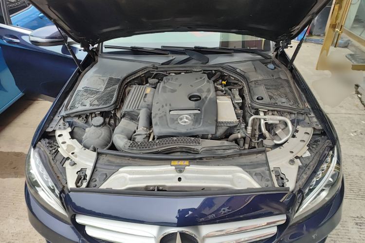 Used Mercedes-Benz C-Class 2017 C 200 station wagon Engine Bay