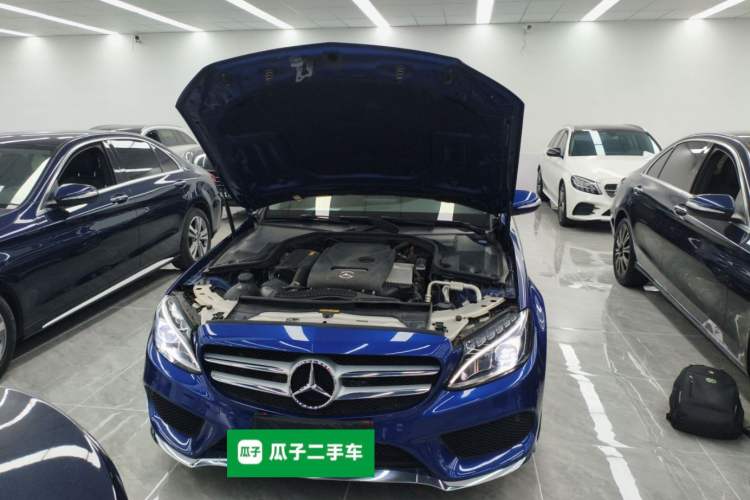 Used Mercedes-Benz C-Class 2017 Facelift C 200 L Sport Edition Engine Bay
