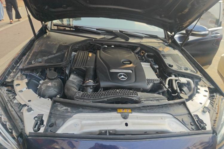 Used Mercedes-Benz C-Class 2017 Facelift C 200 L Sport Edition Engine Bay