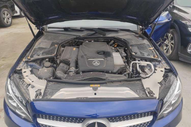Used Mercedes-Benz C-Class 2017 C 200 4MATIC Coupe Engine Bay