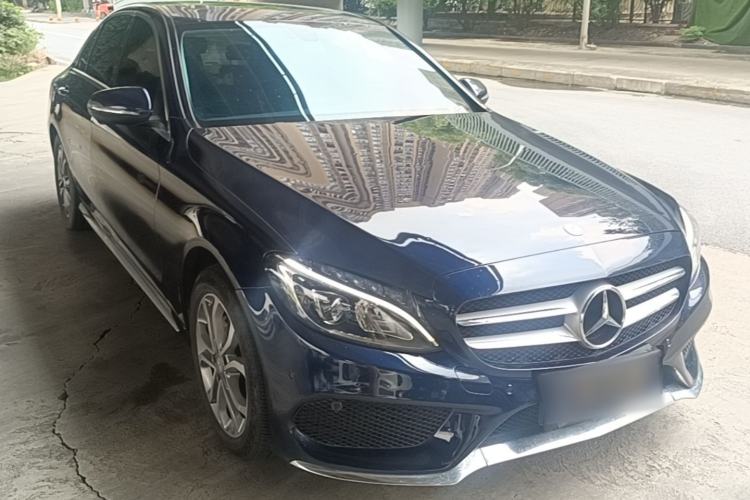 Used Mercedes-Benz C-Class 2017 C 180 L Sport Edition Front Right 45 Deg