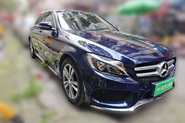 Used Mercedes-Benz C-Class 2017 C 200 L Sport Edition Front Right 45 Deg