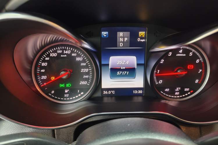 Used Mercedes-Benz C-Class 2017 Facelift C 200 L Sport Edition Instrument Cluster