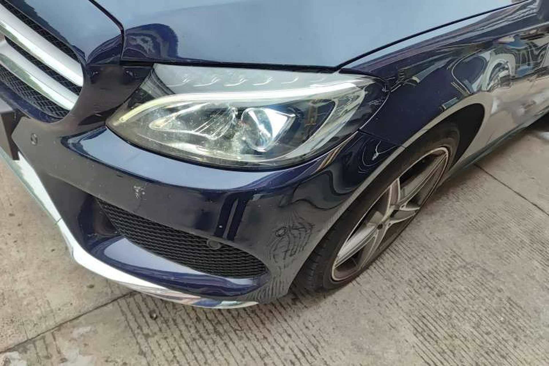 Used Mercedes-Benz C-Class 2017 C 200 station wagon Left Front Headlight