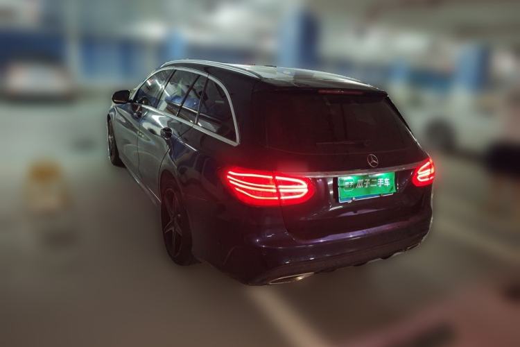 Used Mercedes-Benz C-Class 2017 Facelift C 200 Station Wagon Rear Left 45 Deg