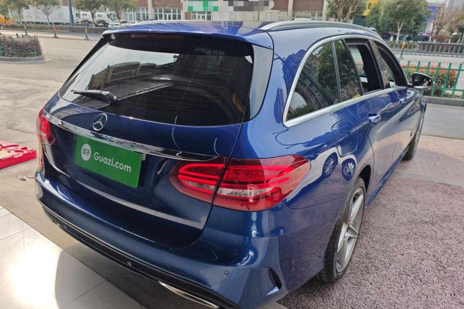 Used Mercedes-Benz C-Class 2017 C 200 station wagon Rear Right 45 Deg