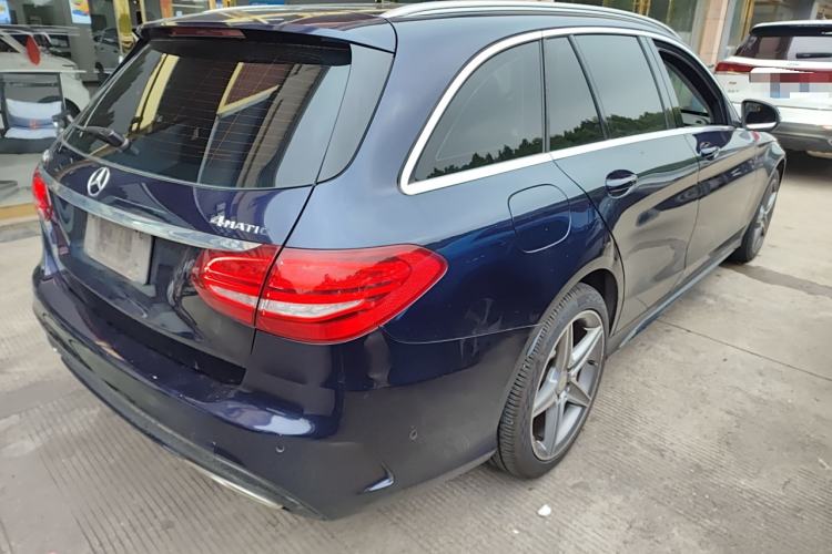 Used Mercedes-Benz C-Class 2017 C 200 station wagon Rear Right 45 Deg