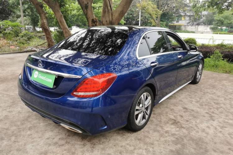 Used Mercedes-Benz C-Class 2017 C 200 L Sport Edition Rear Right 45 Deg