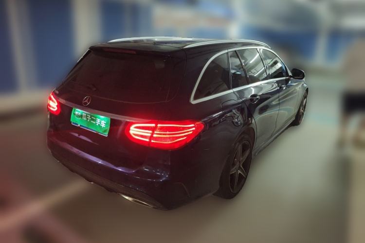 Used Mercedes-Benz C-Class 2017 Facelift C 200 Station Wagon Rear Right 45 Deg
