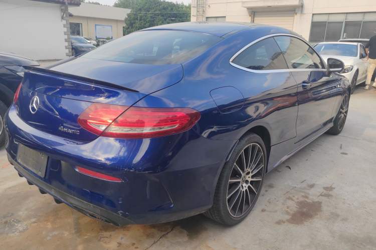 Used Mercedes-Benz C-Class 2017 C 200 4MATIC Coupe Rear Right 45 Deg
