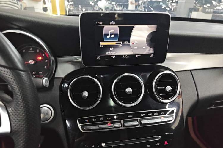 Used Mercedes-Benz C-Class 2017 Restyled C 200 Sport Edition Audio And AC Panel