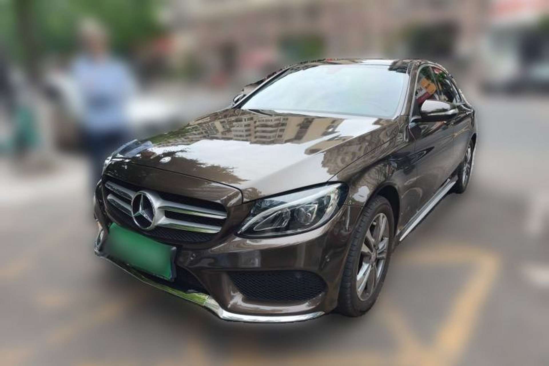 Used Mercedes-Benz C-Class 2017 C 200 L Sport Edition Front Left 45 Deg
