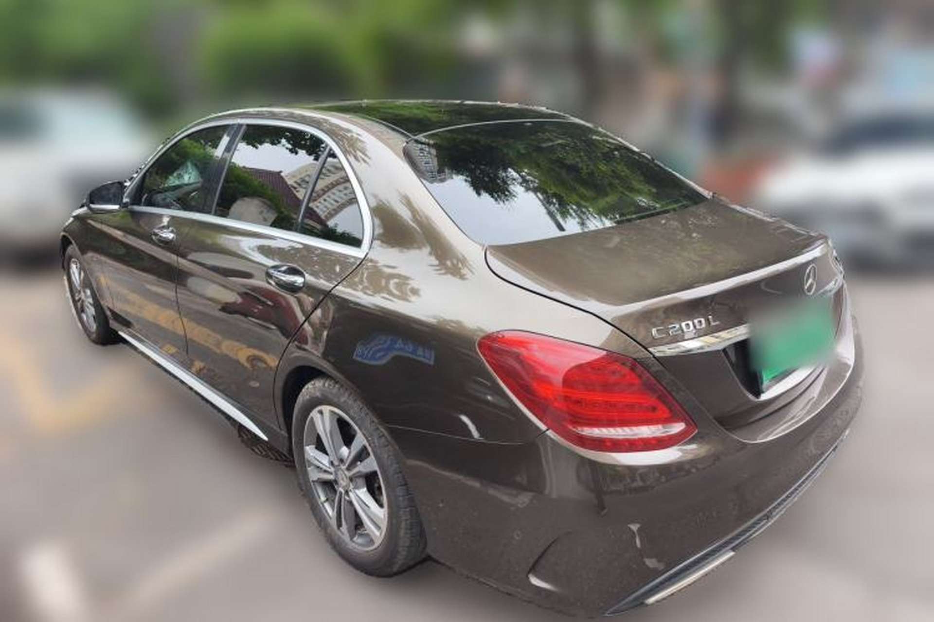Used Mercedes-Benz C-Class 2017 C 200 L Sport Edition Rear Left 45 Deg