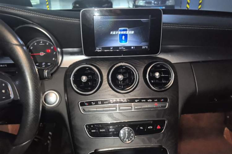 Used Mercedes-Benz C-Class 2017 Revised C 180 L Dynamic Sports Edition Audio And AC Panel