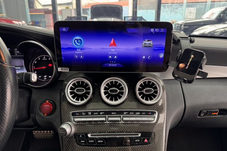 Used Mercedes-Benz C-Class 2017 C 200 Coupe Audio And AC Panel