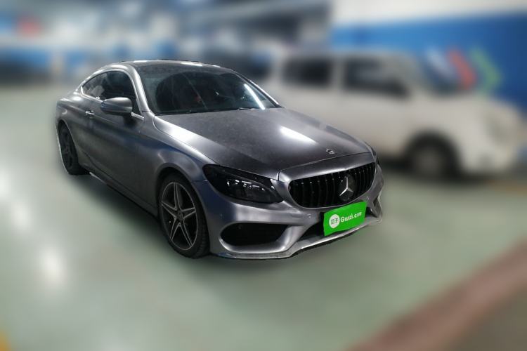 Used Mercedes-Benz C-Class 2017 Facelift C 200 Coupe Front Right 45 Deg