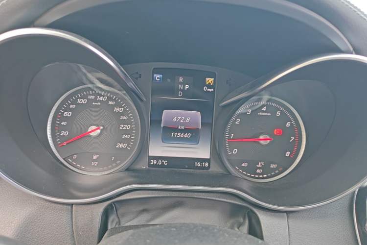 Used Mercedes-Benz C-Class 2017 Restyled C 180 L Fashion Edition Sport Version Instrument Cluster
