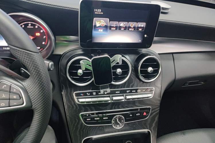 Used Mercedes-Benz C-Class 2017 C 180 L Sport Edition Audio And AC Panel
