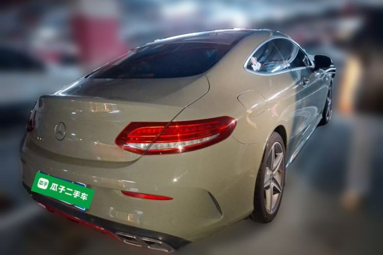 Used Mercedes-Benz C-Class 2017 Facelift C 200 Coupe Rear Right 45 Deg