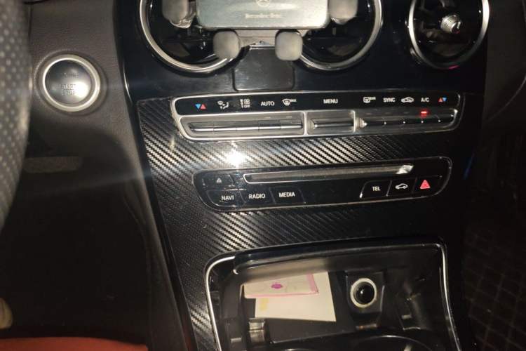 Used Mercedes-Benz C-Class 2017 C 200 Sport Edition Audio And AC Panel