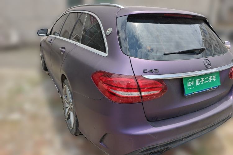 Used Mercedes-Benz C-Class 2017 C 200 station wagon Rear Left 45 Deg