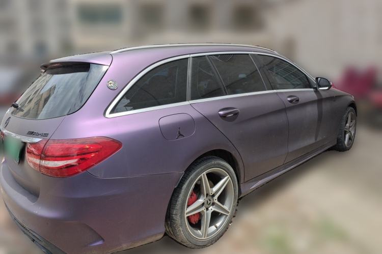 Used Mercedes-Benz C-Class 2017 C 200 station wagon Rear Right 45 Deg
