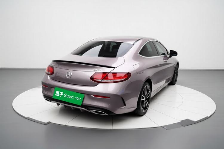 Used Mercedes-Benz C-Class 2017 Facelift C 200 Coupe Rear Right 45 Deg