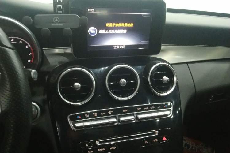 Used Mercedes-Benz C-Class 2017 C 200 Sport Edition Audio And AC Panel