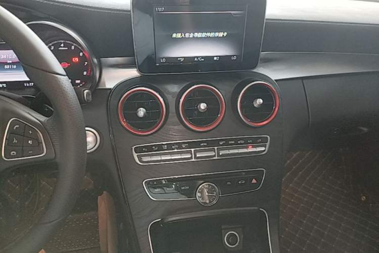 Used Mercedes-Benz C-Class 2017 Facelift C 200 L Sport Edition Audio And AC Panel