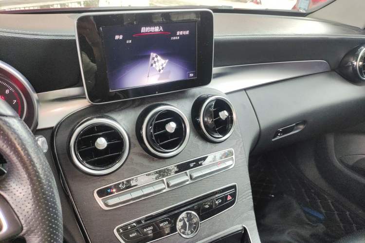 Used Mercedes-Benz C-Class 2017 Facelift C 200 L Sport Edition Audio And AC Panel