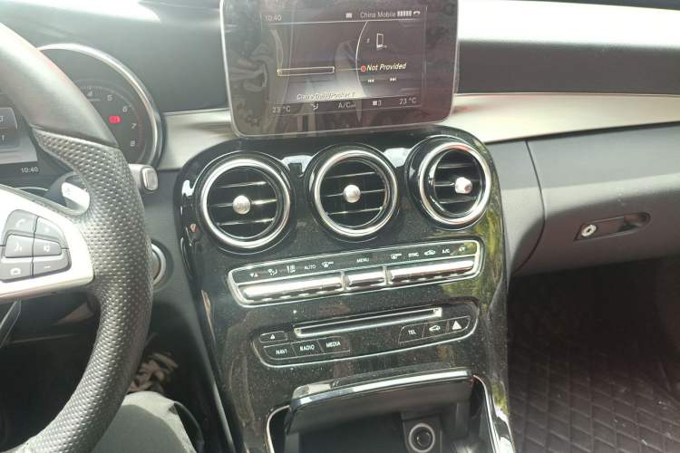 Used Mercedes-Benz C-Class 2017 Restyled C 200 Sport Edition Audio And AC Panel
