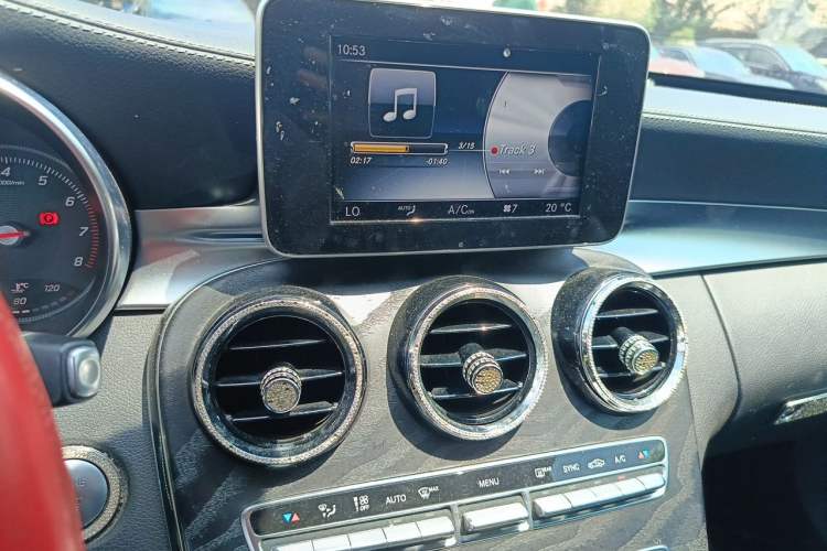 Used Mercedes-Benz C-Class 2017 Restyled C 180 L Fashion Edition Sport Version Audio And AC Panel