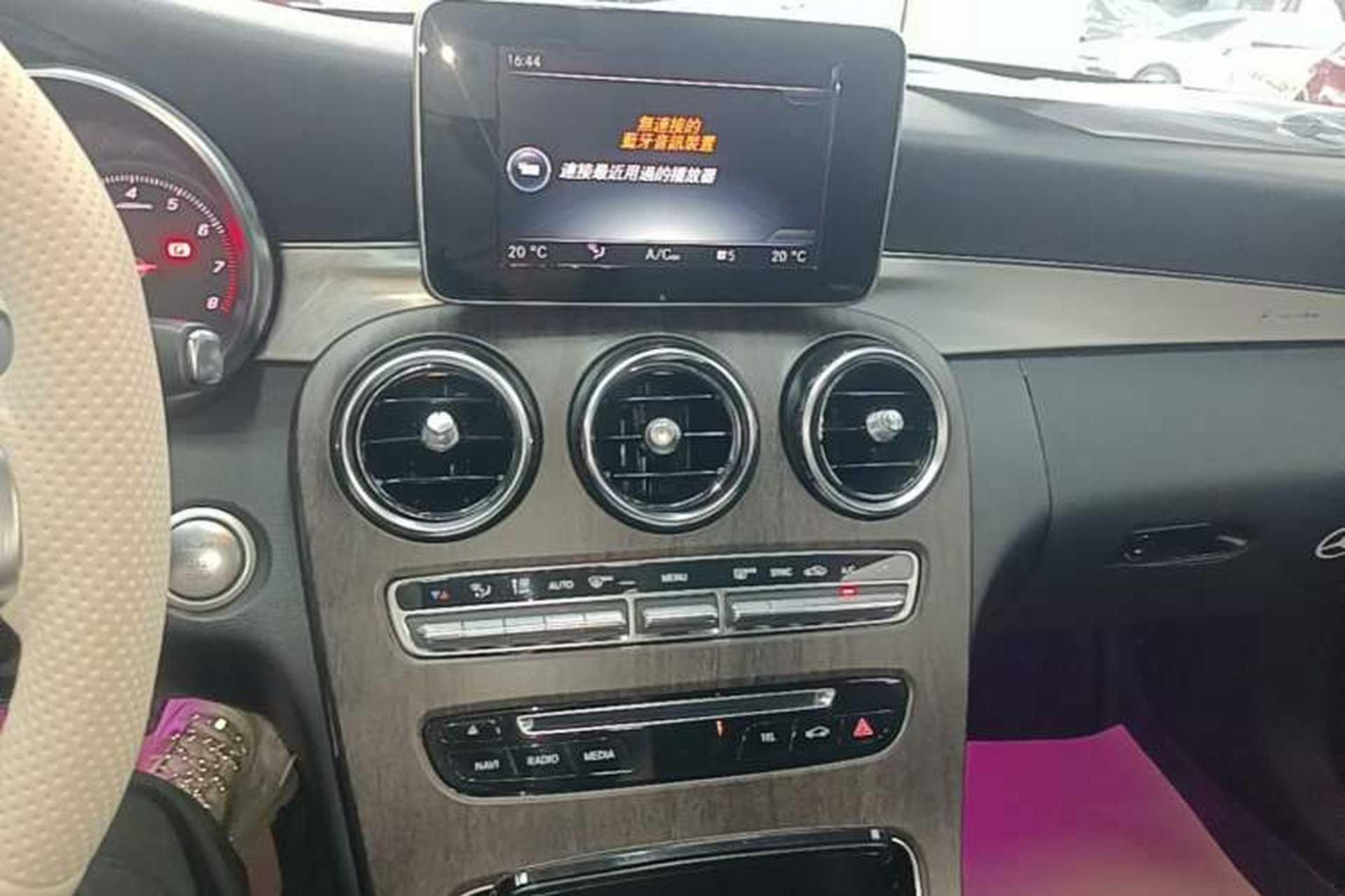 Used Mercedes-Benz C-Class 2017 Restyled C 200 Sport Edition Audio And AC Panel