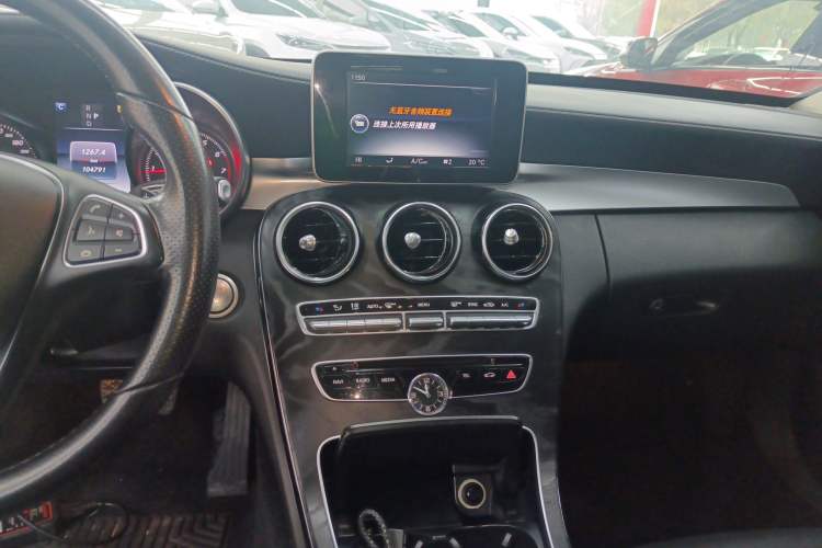 Used Mercedes-Benz C-Class 2017 Facelift C 200 L Sport Edition Audio And AC Panel