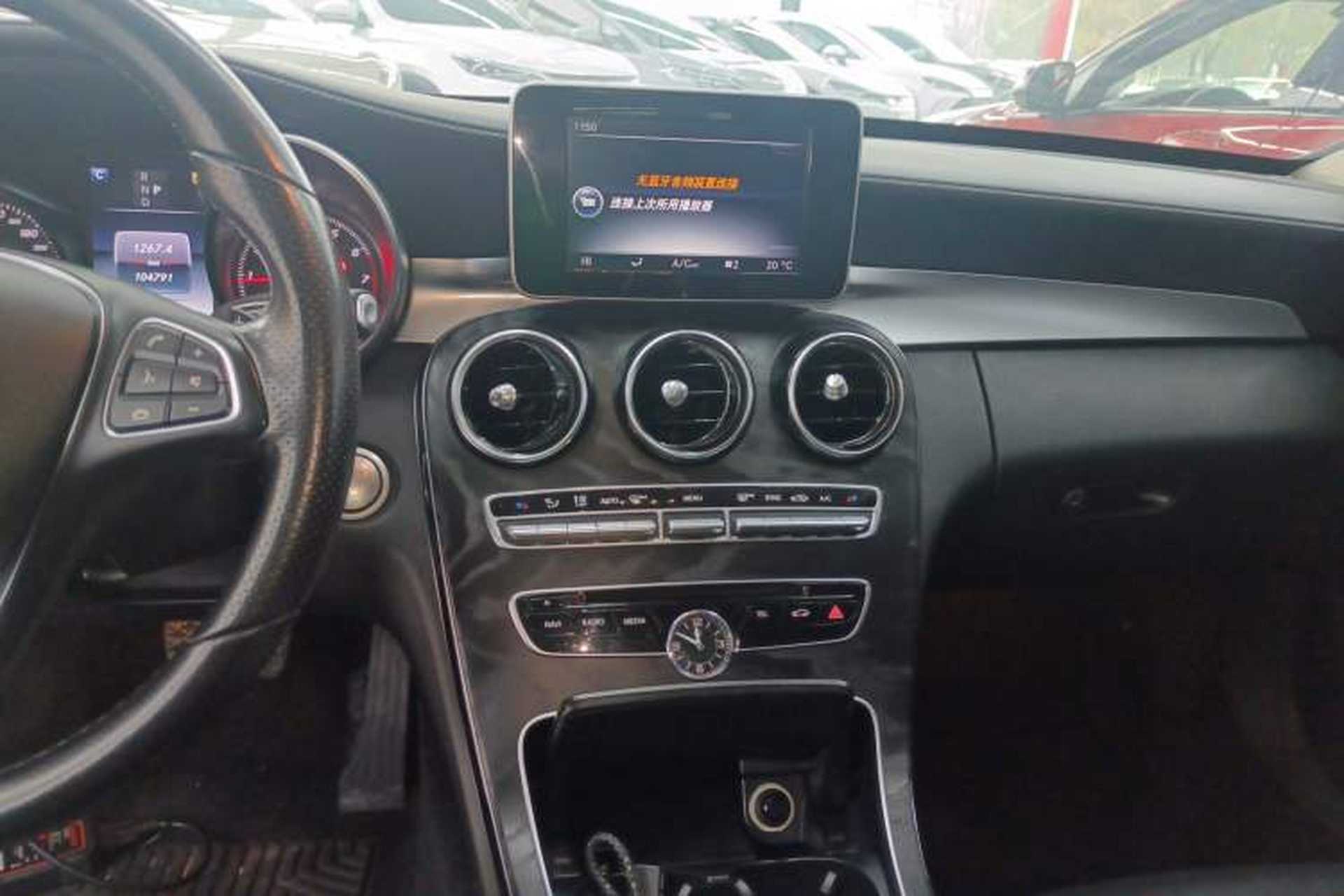 Used Mercedes-Benz C-Class 2017 Facelift C 200 L Sport Edition Audio And AC Panel