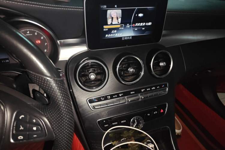 Used Mercedes-Benz C-Class 2017 C 180 L Sport Edition Audio And AC Panel