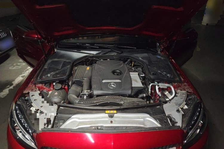 Used Mercedes-Benz C-Class 2017 Facelift C 200 Coupe Engine Bay