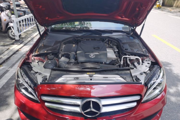 Used Mercedes-Benz C-Class 2017 Facelift C 200 L Sport Edition Engine Bay