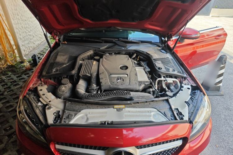 Used Mercedes-Benz C-Class 2017 C 200 Coupe Engine Bay