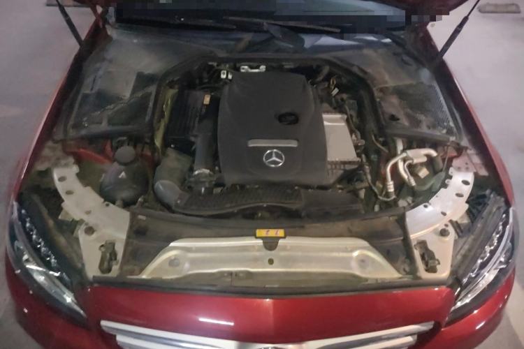 Used Mercedes-Benz C-Class 2017 Facelift C 200 L Sport Edition Engine Bay