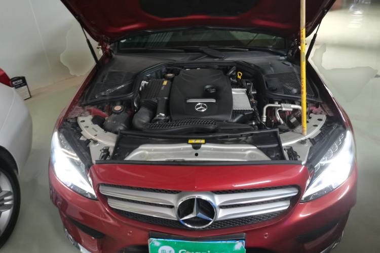 Used Mercedes-Benz C-Class 2017 C 200 station wagon Engine Bay